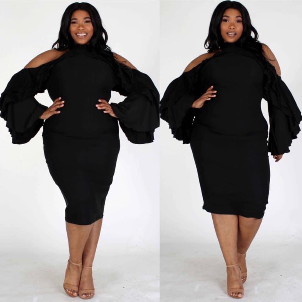 FABULOUS COLD SHOULDER DRESS